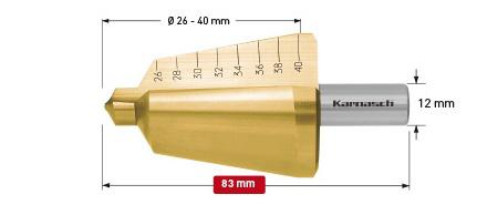 фото Сверло karnasch ф40х83мм цилиндрический (21.3017)
