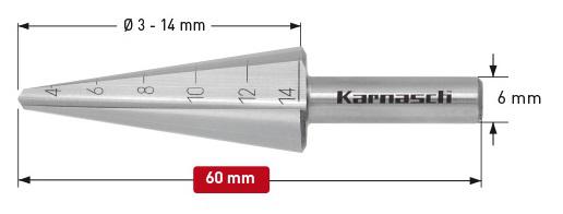 фото Сверло karnasch ф14х60мм цилиндрический (21.3022)