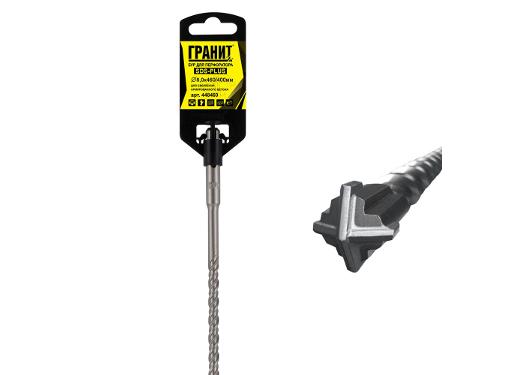 Изображение товара Бур ГРАНИТ Quadro-X SDS+ 8 мм 460 мм для бетона и кирпича