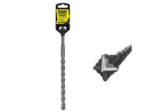 Изображение товара Бур по бетону ГРАНИТ Quadro-X SDS-plus 16х260мм для армированного бетона