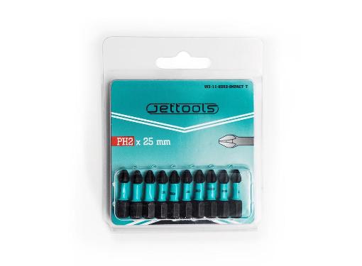 Изображение товара Бита JETTOOLS Torsion Impact 25PH2 10 шт.