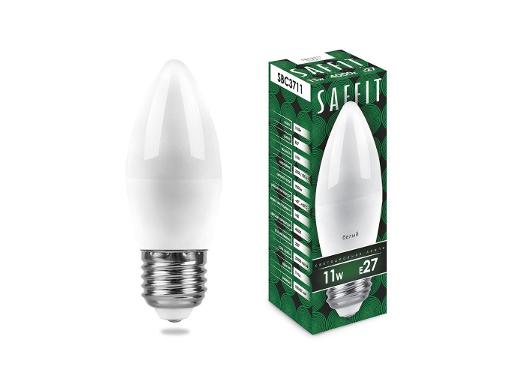 Изображение товара Светодиодная лампа SAFFIT SBC3711 11W E27 4000K 905Lm свеча