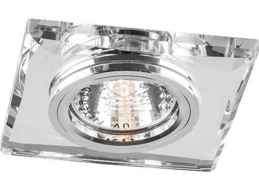 Изображение товара Встроенный светильник FERON DL8150-2/8150-2 50W квадрат серебро гальваника