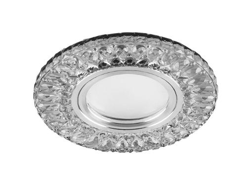 Изображение товара Встраиваемый потолочный светильник FERON CD906 50W 15LED G5.3 белый хром