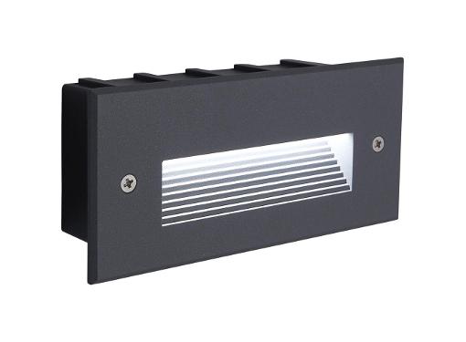 Изображение товара Встраиваемый светильник FERON LN012 5W 4000K IP65 серый для лестниц и помещений