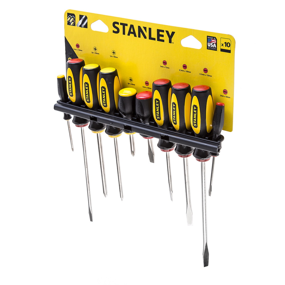 

Набор отверток, 10 шт. Stanley Basic 0-60-100, Basic 0-60-100