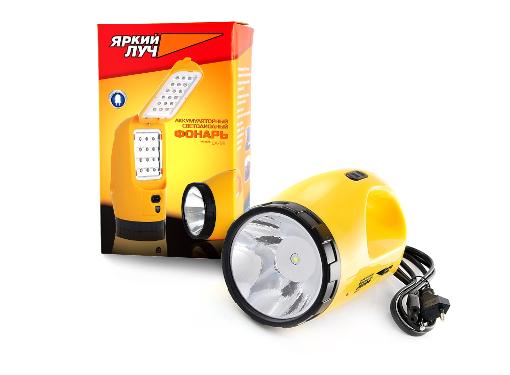 Изображение товара Фонарь ЯРКИЙ ЛУЧ LA-1W с 3 режимами работы, 1 Вт, дальность 100 м