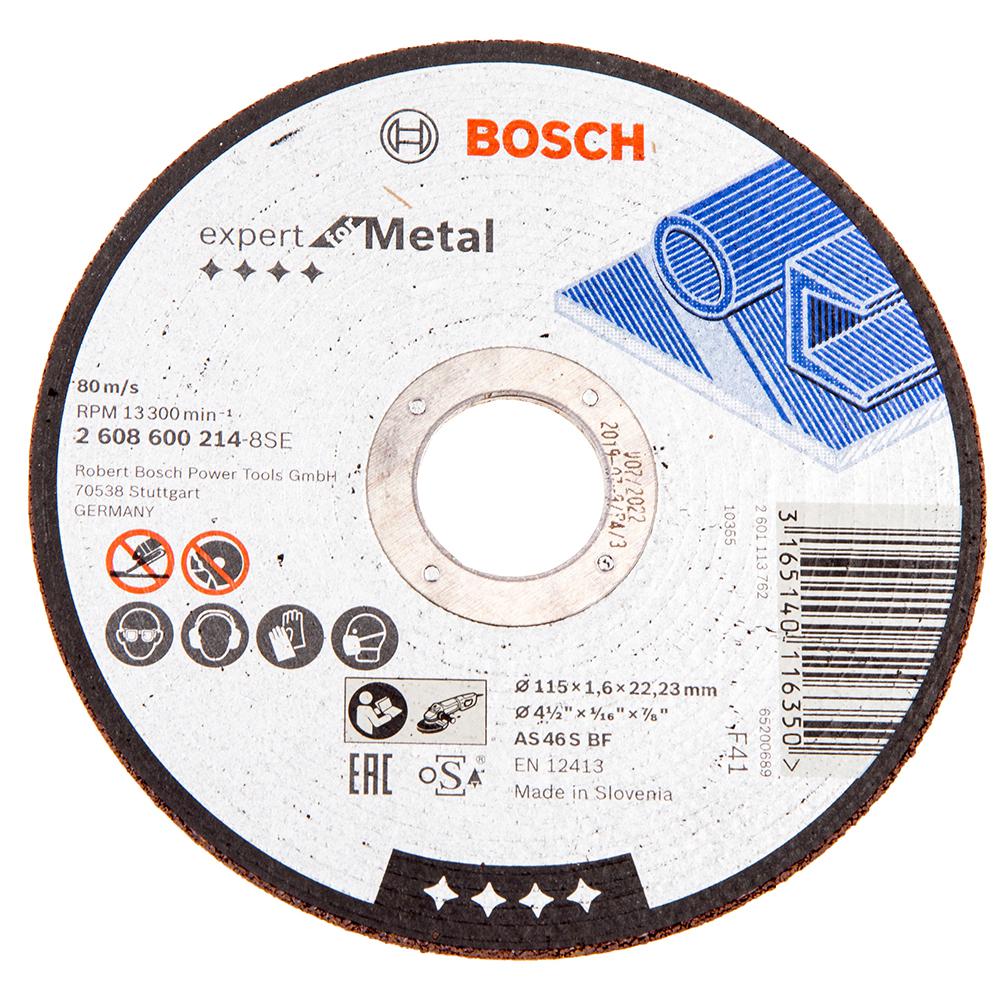 

Круг отрезной Bosch 115х1.6х22 expert for metal (2.608.600.214), 115х1.6х22 expert for metal (2.608.600.214)