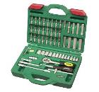 Набор торцевых головок с принадлежностями в пластиковом кейсе, 58 предметов AIST Master 20В158A-M