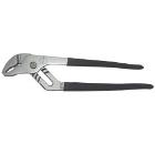 Изображение товара Клещи переставные АИСТ 71151216 0-109 мм, длина 400 мм, хромо-никелевое покрытие, эргономичные ручк