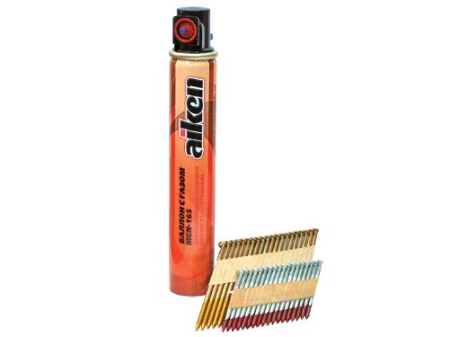 Изображение товара Набор газовых гвоздей AIKEN MGN-3.1/75W 75 мм 2200 шт для строительных работ