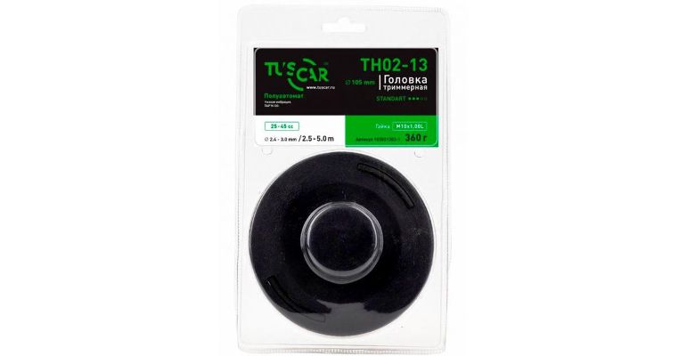 Режущая головка для кос TUSCAR TH02-13, Standart, гайка M10x1,25L 102021304-1