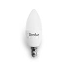 Лампа светодиодная SWEKO 42LED-C35-7W-230-4000K-E14 5 шт. (38464)