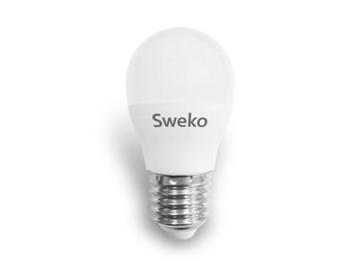 Изображение товара Светодиодная лампа Sweko G45 10W 3000K E27 5 шт энергосберегающая