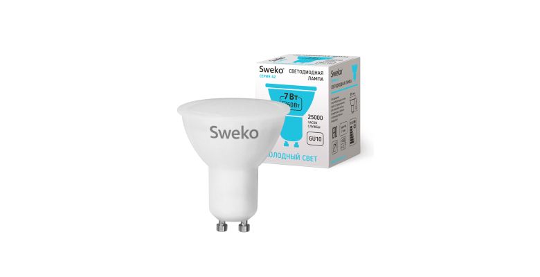 ����� ������������ SWEKO 38539 42LED-PAR16-7W-230-4000K-GU10