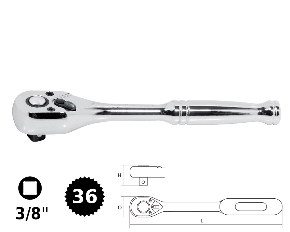 

Трещотка Aist 32172-36, 32172-36