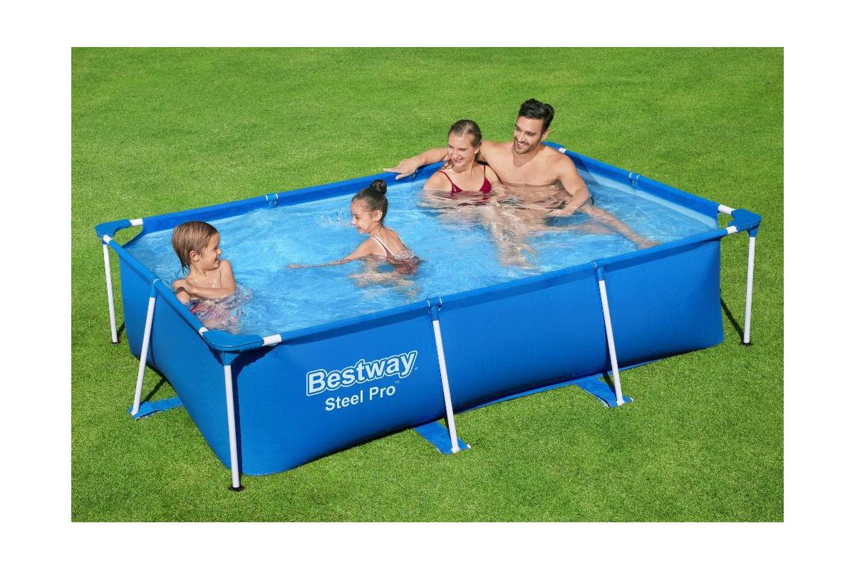 Артикул бассейна bestway. Каркасный бассейн Bestway Rectangular Steel Pro 56403 259x170x61 см. Бассейн 56403 Bestway. Бассейн каркасный Steel Pro 259х170х61см 2300 л Bestway 56403. Бассейн каркасный 259 170 61 см Bestway 56403.