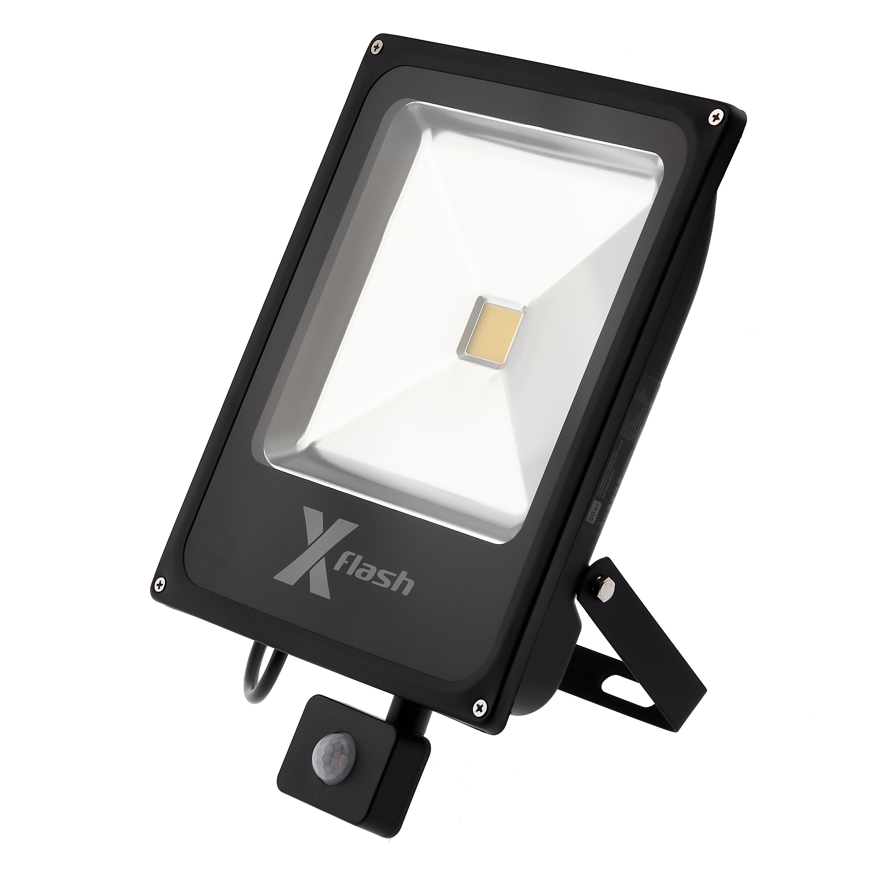 фото Прожектор светодиодный x-flash 49240 xf-fl-cob-pir-50w-4000k