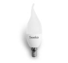 Лампа светодиодная SWEKO 38793 42LED-C35-7W-230-4000K-E14-T