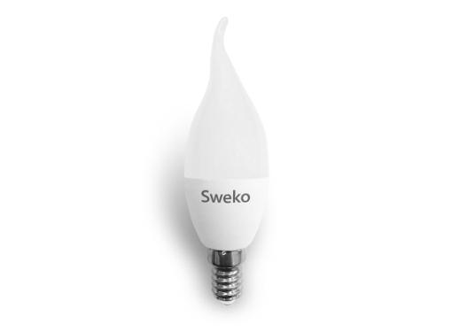 Изображение товара Лампа светодиодная Sweko 42LED-C35-7W-230-4000K-E14-T 5шт