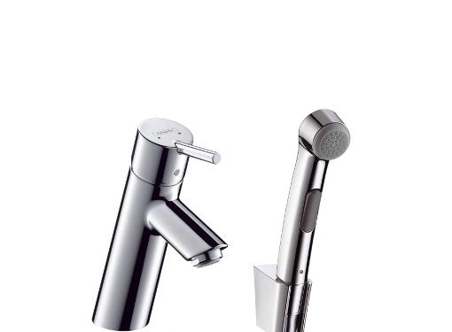 Изображение товара Смеситель HANSGROHE Talis S2 32140000 для умывальника с гигиеническим душем хром