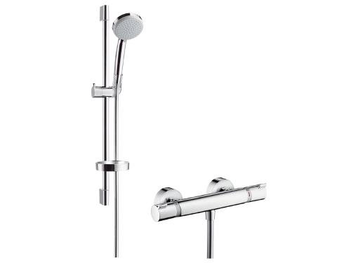 Изображение товара Термостатический смеситель HANSGROHE Ecostat Comfort для душа с душевым набором