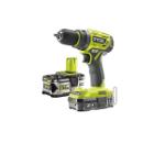 Изображение товара Аккумуляторная дрель-шуруповерт RYOBI R18DD7-252S с бесщеточным двигателем