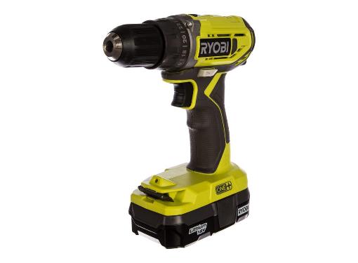 Изображение товара Дрель аккумуляторная RYOBI R18DD2-213S 5133004374 с двумя аккумуляторами