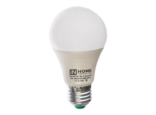 Изображение товара Лампа IN HOME LED-MO-PRO 10Вт 12-24В Е27 4000К 800Лм