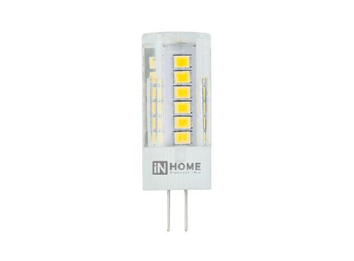 Изображение товара Компактная светодиодная лампа IN HOME G4 3Вт 4000К 270Лм для общего освещения
