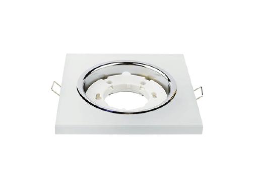 Изображение товара Встраиваемый светильник GX53 в квадратном корпусе 15 Вт белый IN HOME