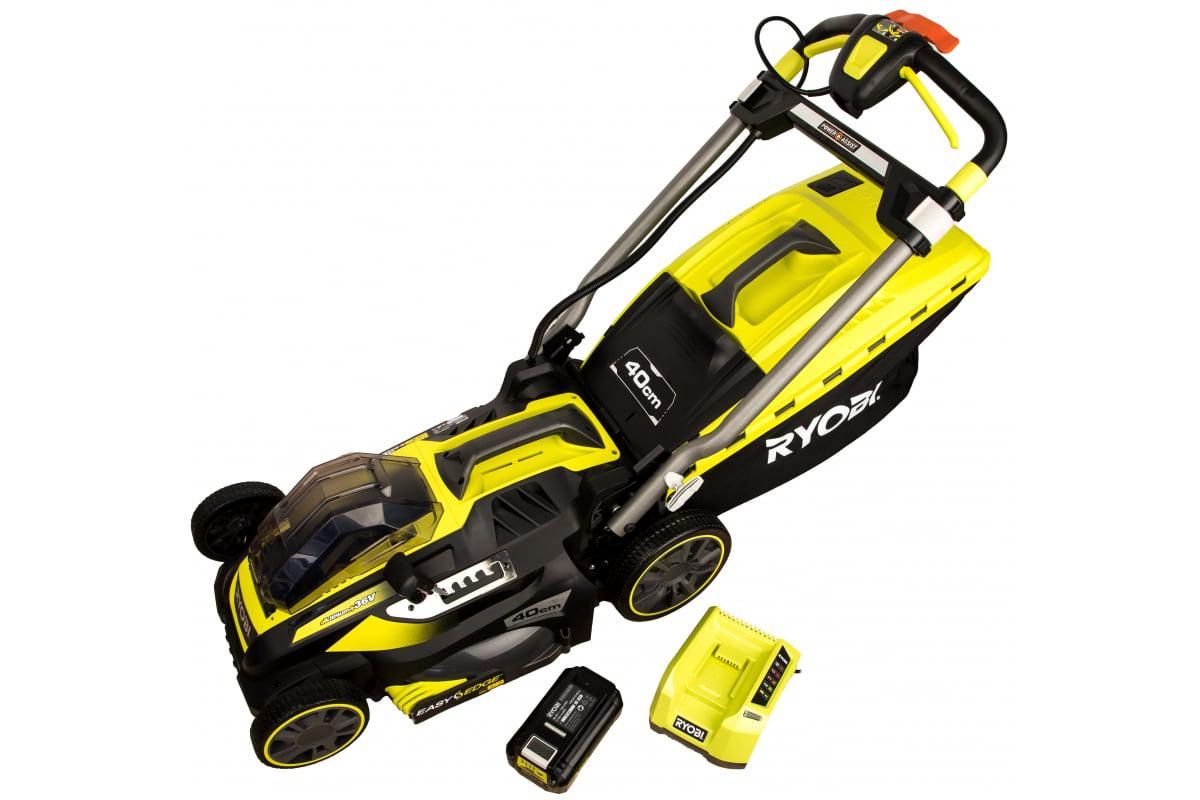 Аккумуляторная газонокосилка Ryobi RLM36X41H50P 5133002809 - цена, фото -  купить в Москве, СПб и РФ