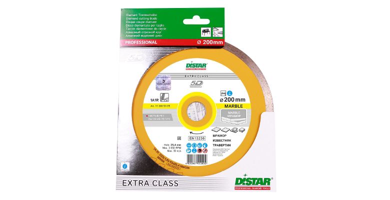 Круг алмазный DISTAR (1A1R MARBLE RS20T 264595) Ф200х25.4мм по мрамору