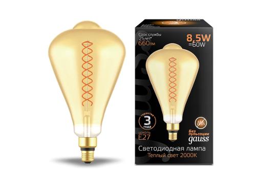  GAUSS LED Filament ST164 E27 8.5W Amber 660lm 2000K 1/6 157802105