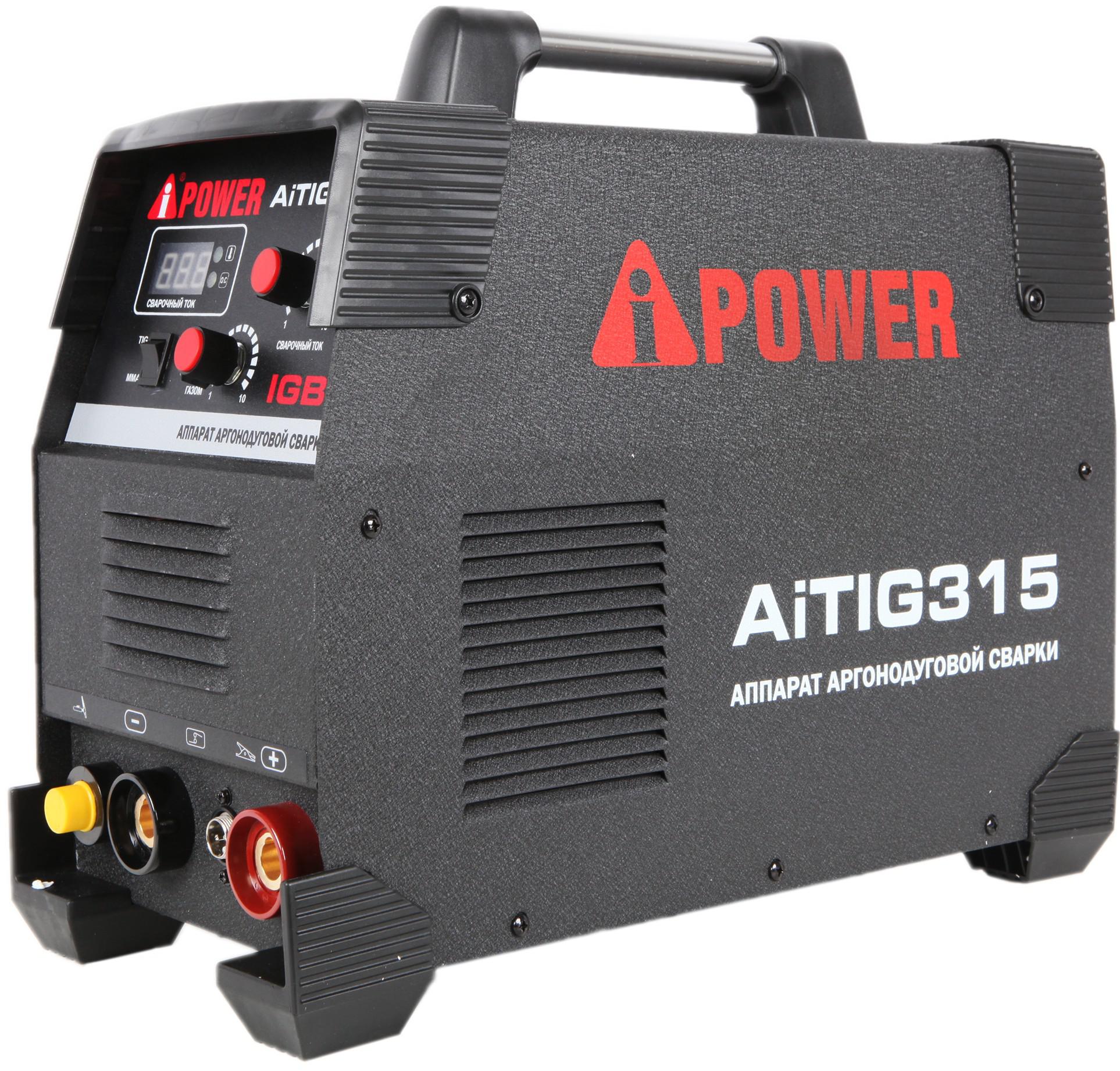 фото Инвертор сварочный a-ipower aitig315 (62315)