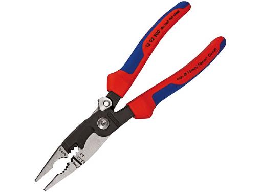 Изображение товара Многофункциональные пассатижи KNIPEX 1392200 для электромонтажных работ 200мм