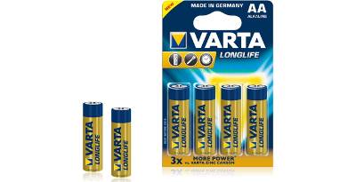  VARTA LONGLIFE 4106101414 : AA (LR6) (-  . 4.)