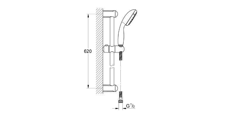 ����� ������� GROHE New Tempesta I 27853000