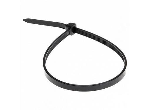 Изображение товара Нейлоновые хомуты для кабелей 200х4,8мм черные упак. 100 шт