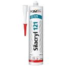 Изображение товара Герметик акриловый KIM TEC Silacryl 121 белый 310 мл для внутреннего использования