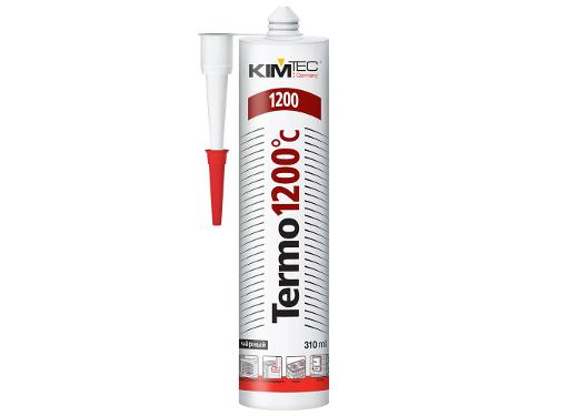 Изображение товара Герметик силиконовый KIM TEC Termo черный, 310мл (20701)