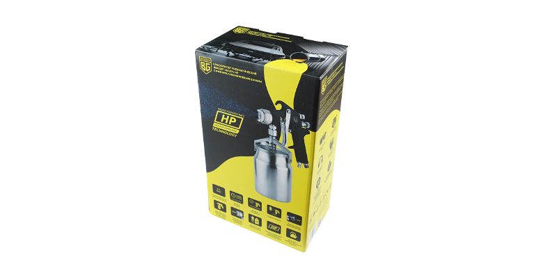 Краскопульт пневматический BERGER «БЛАУ» HP 1.4 мм нижний бачок BG1361