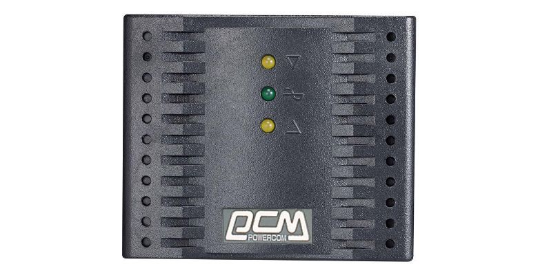 Стабилизатор напряжения POWERCOM TCA-1200 Black