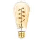 Изображение товара Лампа светодиодная ЭРА F-LED ST64-7W-824-E27 spiral gold (Б0047665) Изображение товара Лампа светодиодная ЭРА F-LED ST64-7W-824-E27 spiral gold (Б0047665)