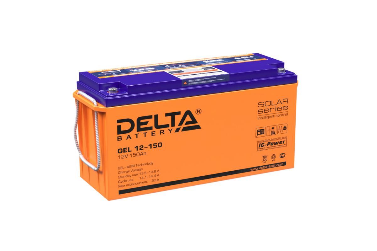 Аккумуляторная батарея Delta GEL 12-150 - цена, фото и инструкция - купить  в Москве, СПб и РФ