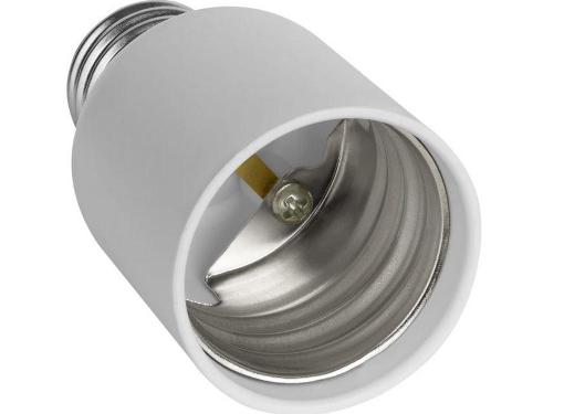 Изображение товара Переходник E27-E40 белый REV для ламп 220 В