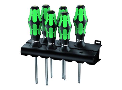 Изображение товара Набор отверток WERA Kraftform Plus Lasertip 6 предметов WE-105622