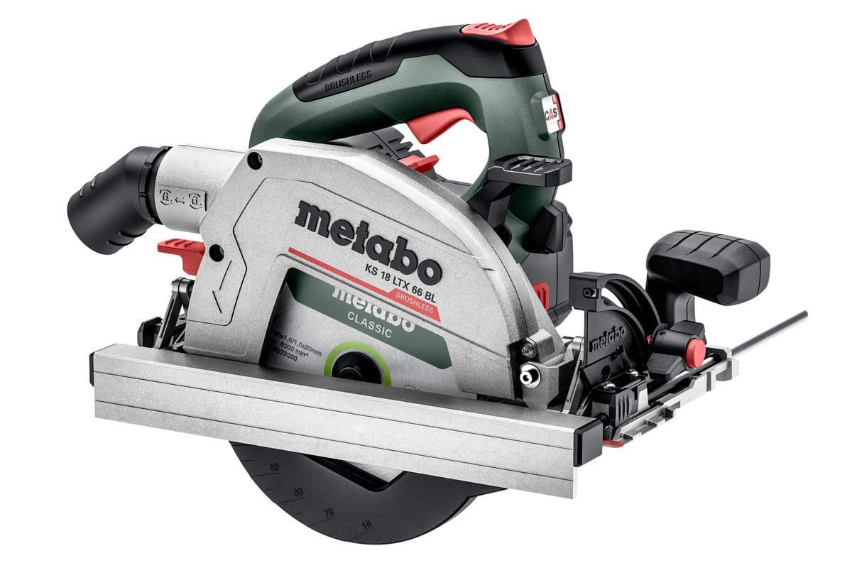 Пила циркулярная аккумуляторная Metabo KS 18 LTX 66 BL (611866850 без АКБ и ЗУ, коробка) - цена, фото и инструкция - купить в Москве, СПб и РФ