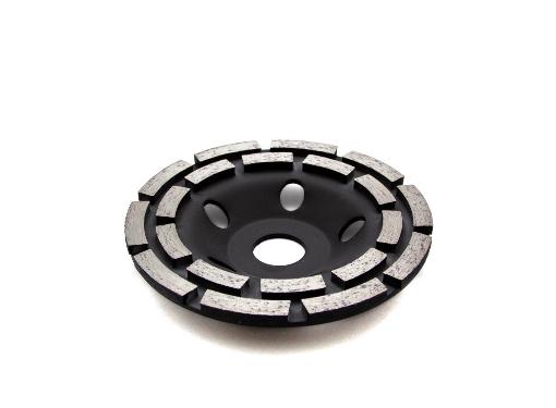 Изображение товара Чашка алмазная VIRA Ф125х22мм для бетона и камня двухрядная