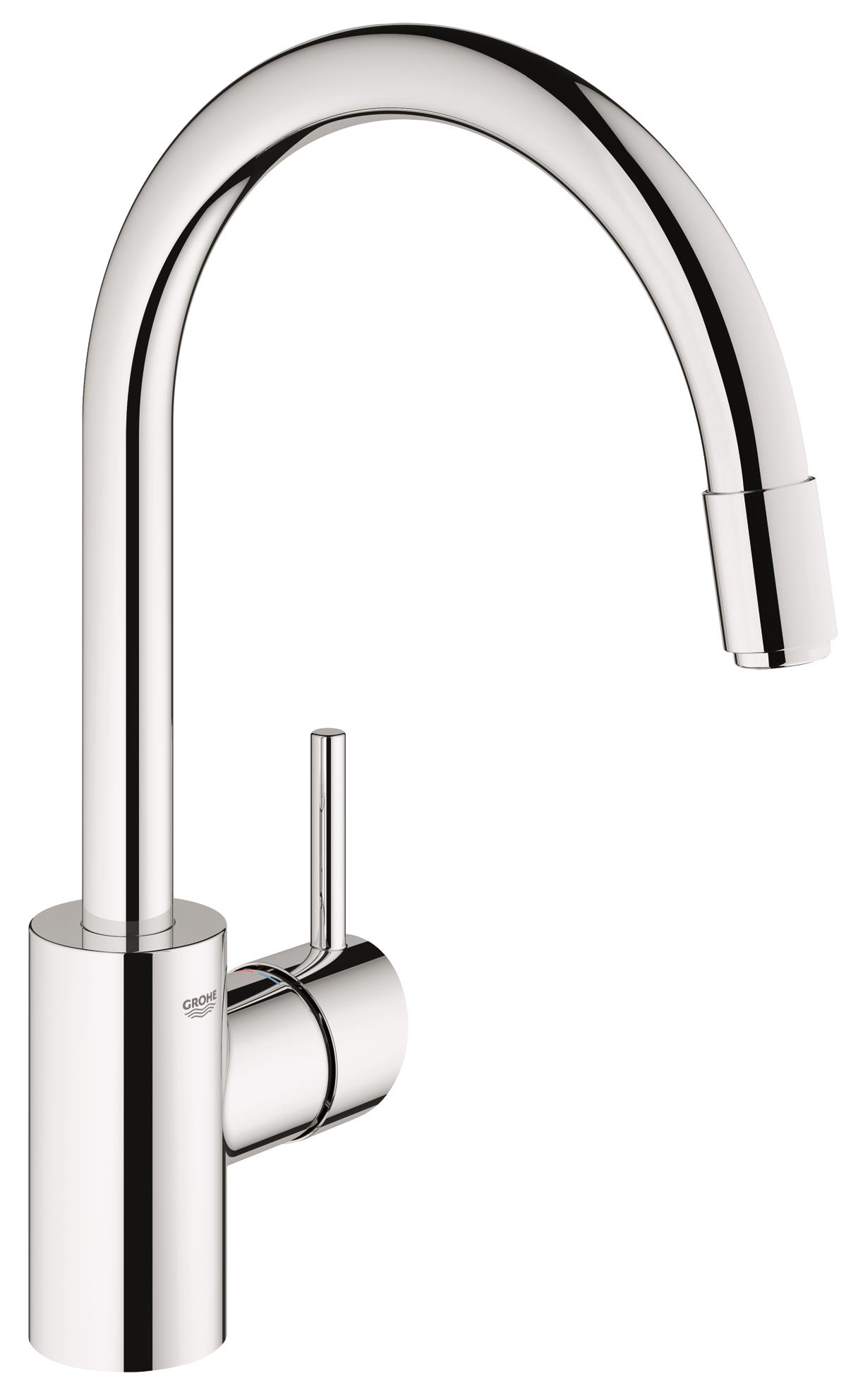 

Смеситель с выдвижной лейкой Grohe Concetto new 32663001, Concetto new 32663001